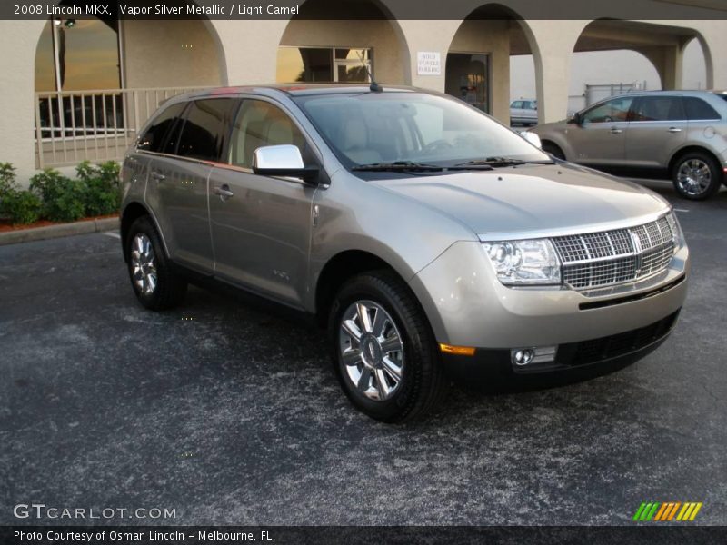 Vapor Silver Metallic / Light Camel 2008 Lincoln MKX