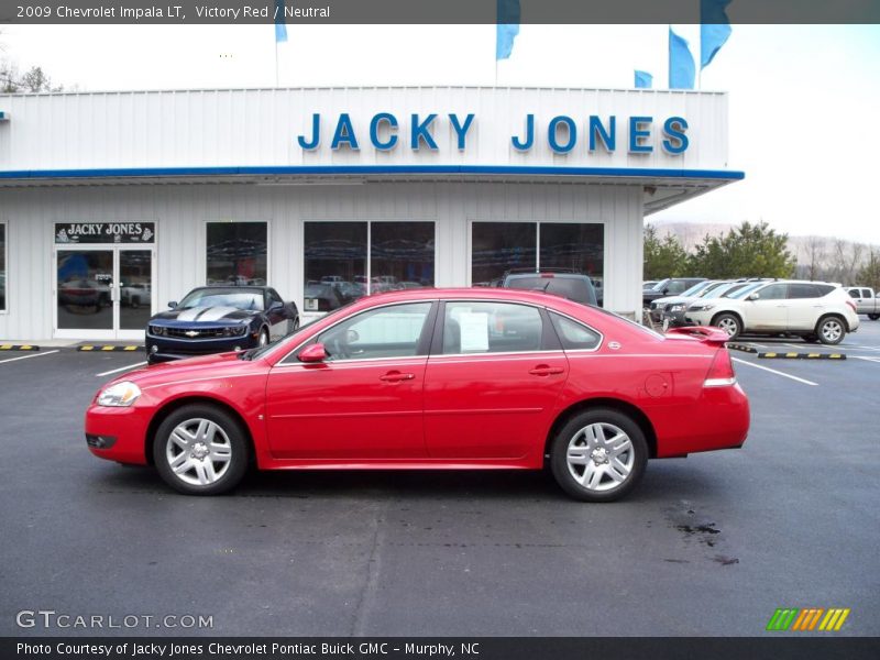 Victory Red / Neutral 2009 Chevrolet Impala LT