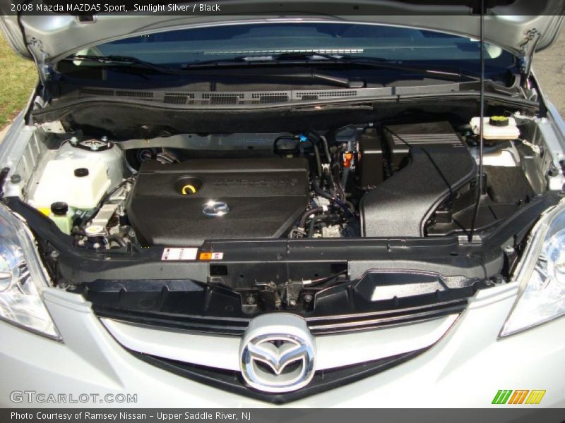 Sunlight Silver / Black 2008 Mazda MAZDA5 Sport