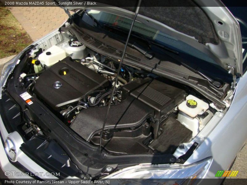 Sunlight Silver / Black 2008 Mazda MAZDA5 Sport