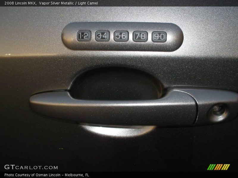 Vapor Silver Metallic / Light Camel 2008 Lincoln MKX