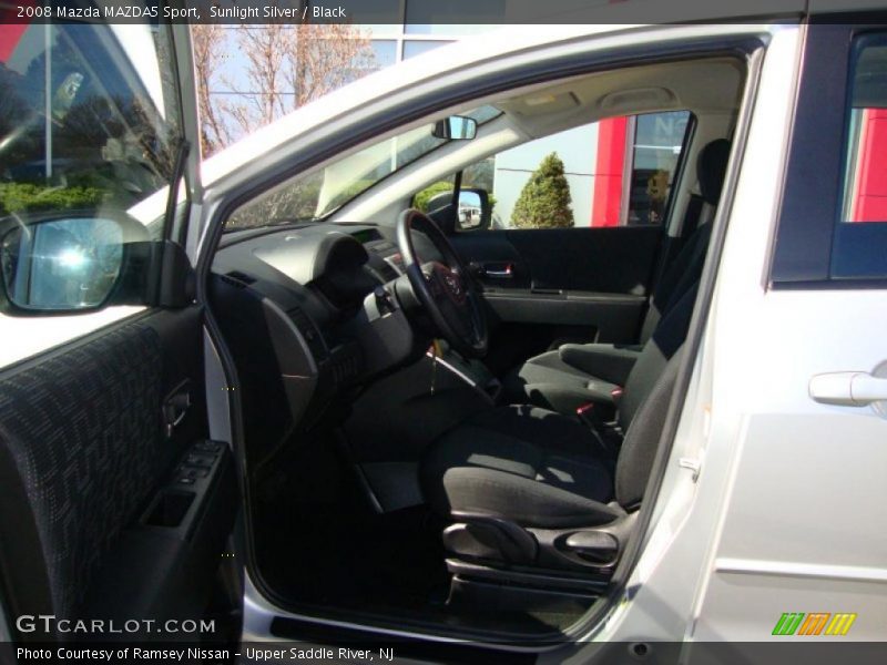 Sunlight Silver / Black 2008 Mazda MAZDA5 Sport