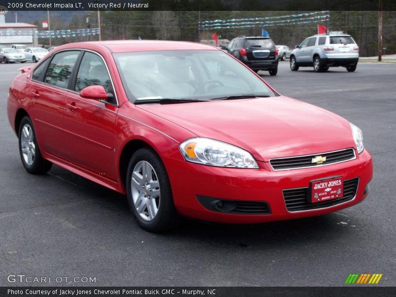Victory Red / Neutral 2009 Chevrolet Impala LT