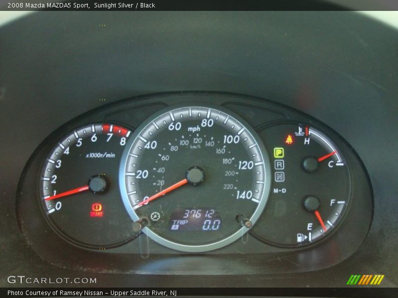Sunlight Silver / Black 2008 Mazda MAZDA5 Sport
