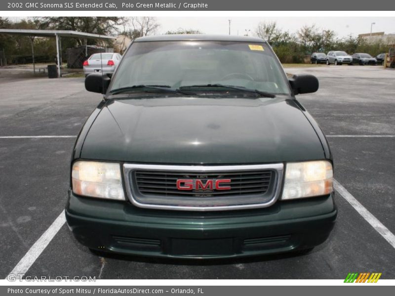 Polo Green Metallic / Graphite 2002 GMC Sonoma SLS Extended Cab