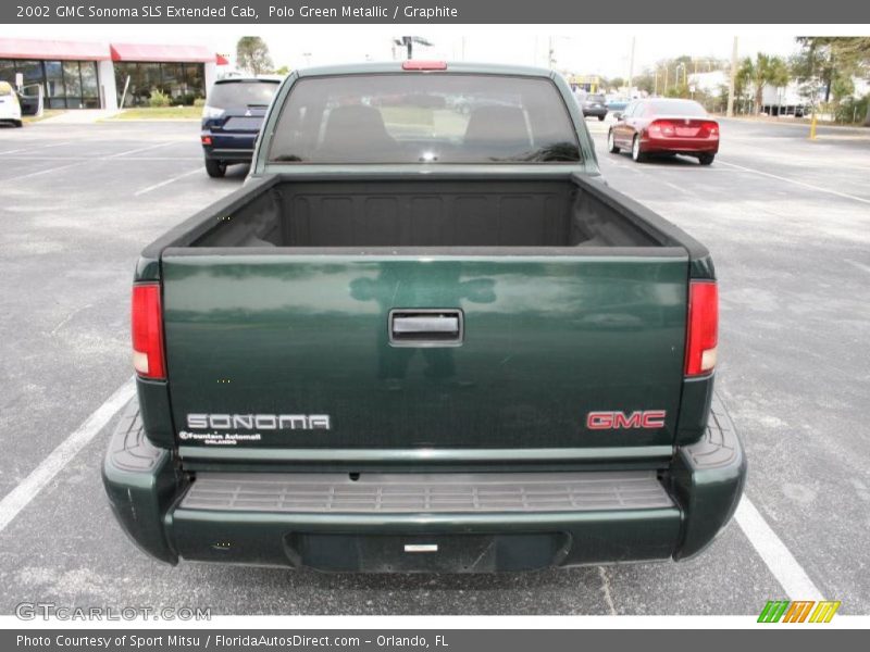 Polo Green Metallic / Graphite 2002 GMC Sonoma SLS Extended Cab