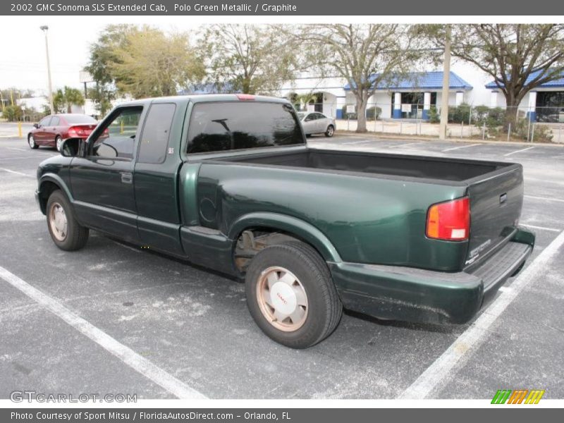 Polo Green Metallic / Graphite 2002 GMC Sonoma SLS Extended Cab