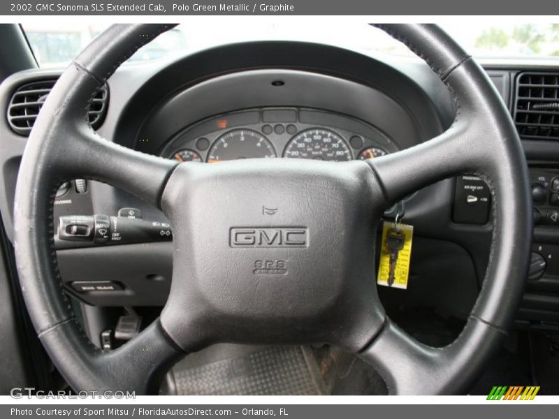 Polo Green Metallic / Graphite 2002 GMC Sonoma SLS Extended Cab