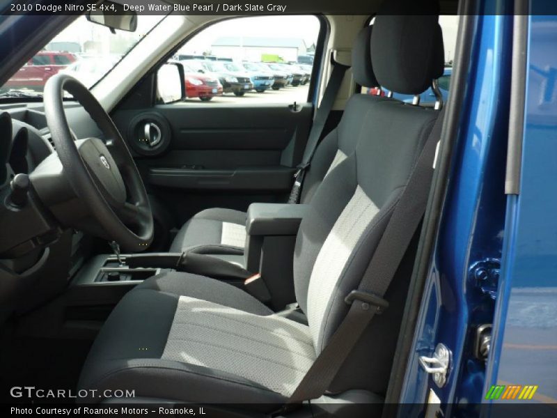 Deep Water Blue Pearl / Dark Slate Gray 2010 Dodge Nitro SE 4x4