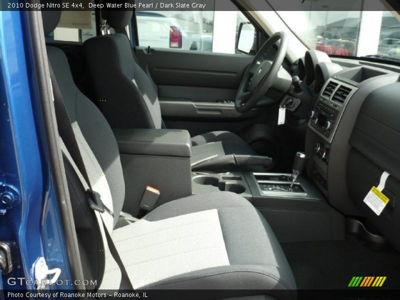 Deep Water Blue Pearl / Dark Slate Gray 2010 Dodge Nitro SE 4x4