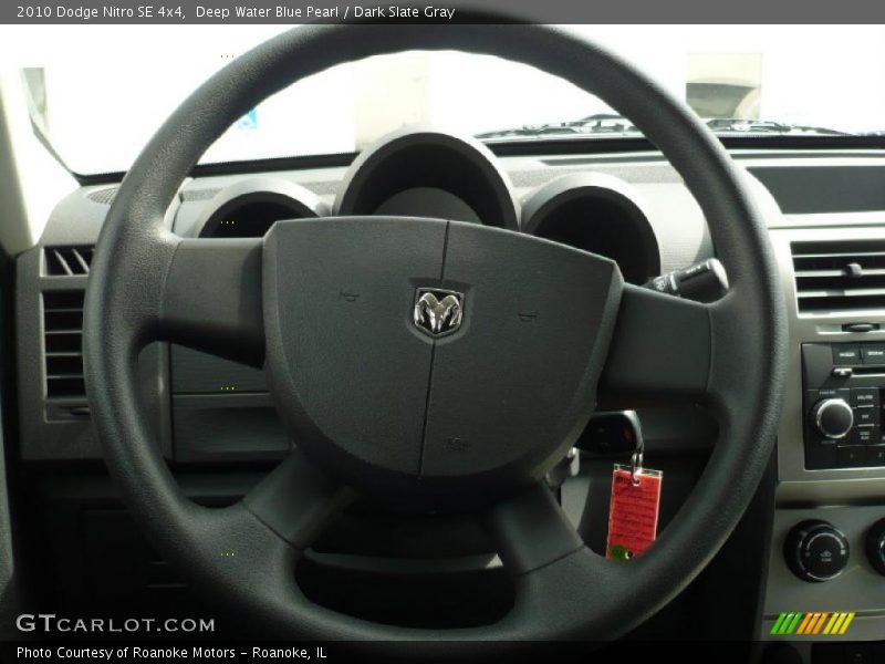 Deep Water Blue Pearl / Dark Slate Gray 2010 Dodge Nitro SE 4x4