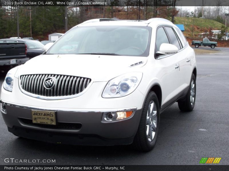 White Opal / Cocoa/Cashmere 2009 Buick Enclave CXL AWD