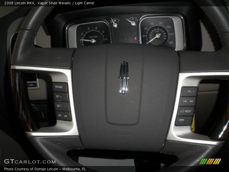 Vapor Silver Metallic / Light Camel 2008 Lincoln MKX
