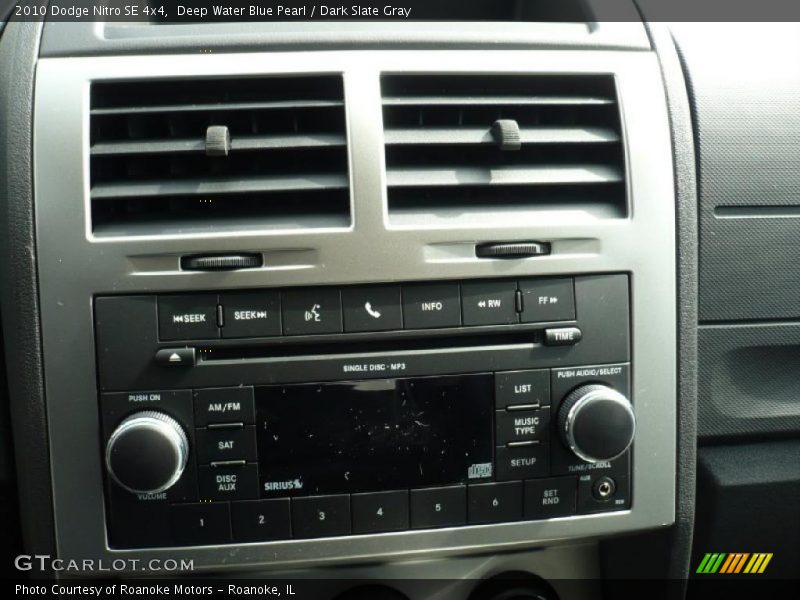 Deep Water Blue Pearl / Dark Slate Gray 2010 Dodge Nitro SE 4x4