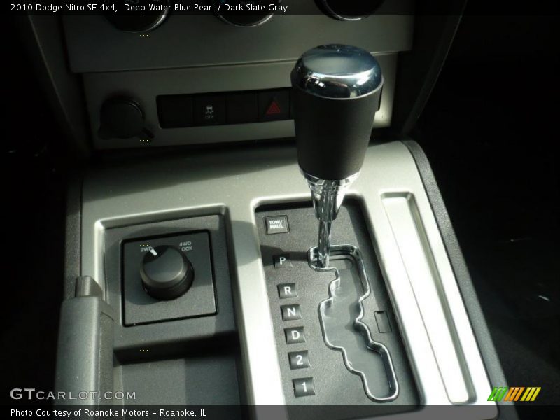 Deep Water Blue Pearl / Dark Slate Gray 2010 Dodge Nitro SE 4x4