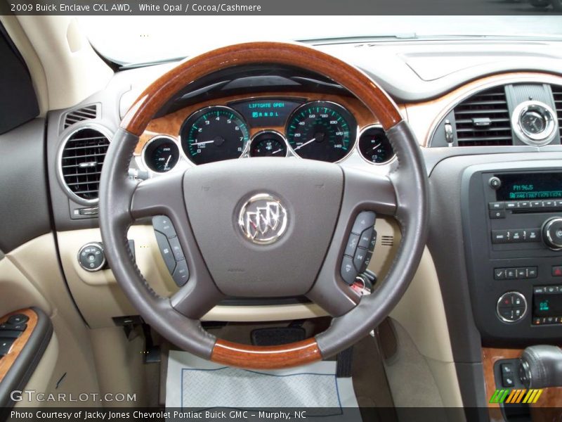 White Opal / Cocoa/Cashmere 2009 Buick Enclave CXL AWD