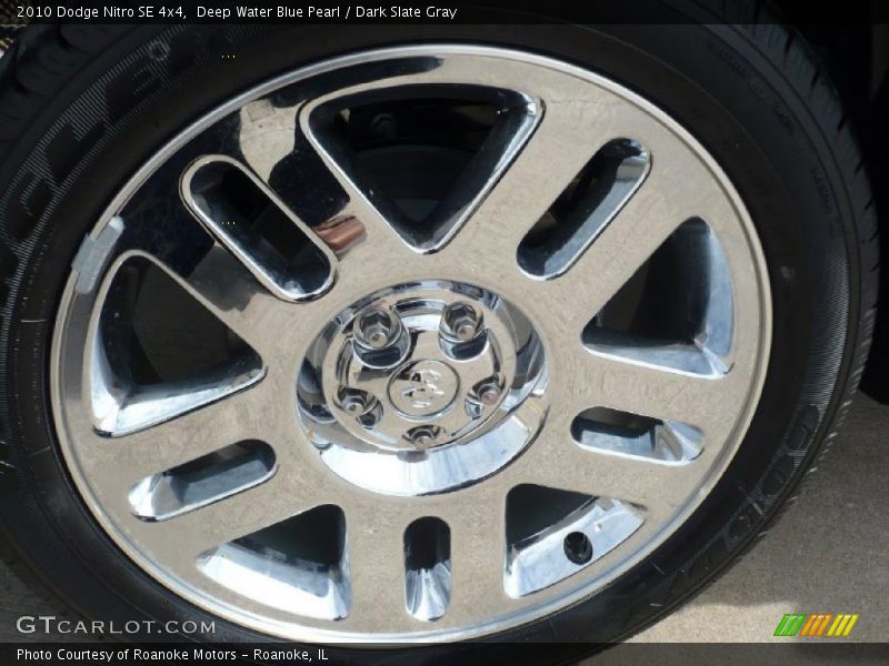 Deep Water Blue Pearl / Dark Slate Gray 2010 Dodge Nitro SE 4x4