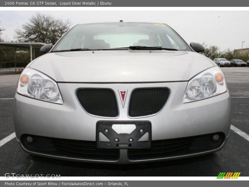 Liquid Silver Metallic / Ebony 2006 Pontiac G6 GTP Sedan