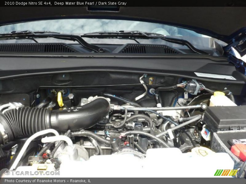 Deep Water Blue Pearl / Dark Slate Gray 2010 Dodge Nitro SE 4x4