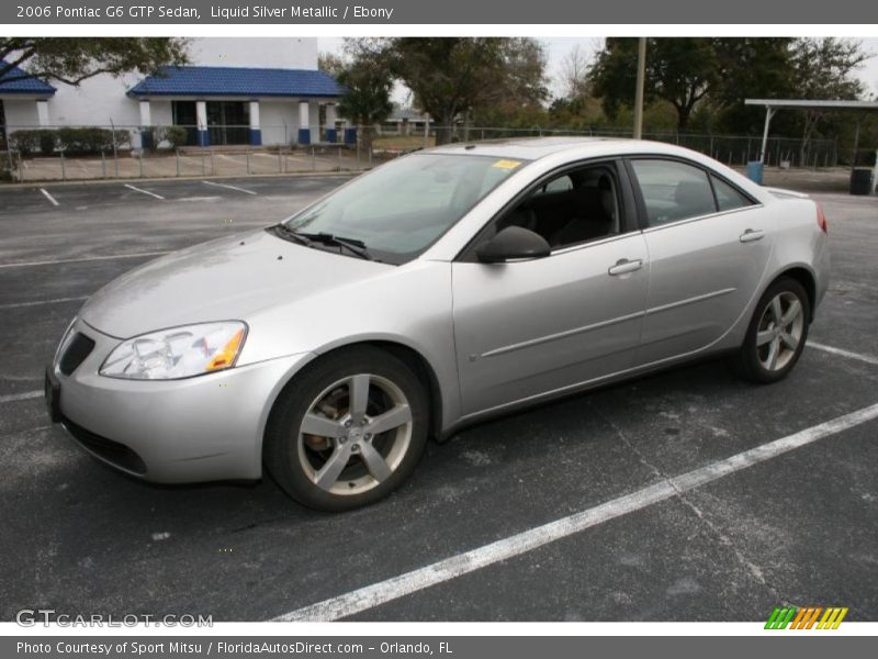 Liquid Silver Metallic / Ebony 2006 Pontiac G6 GTP Sedan