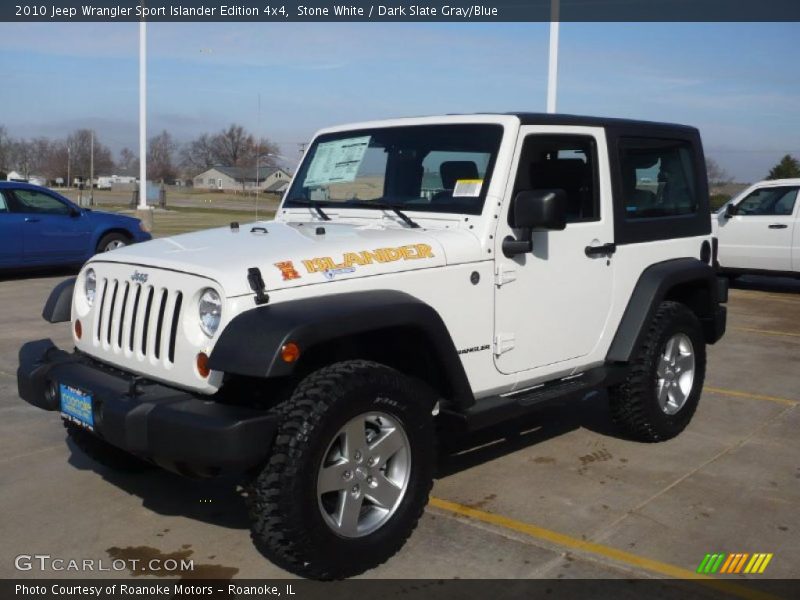 Stone White / Dark Slate Gray/Blue 2010 Jeep Wrangler Sport Islander Edition 4x4