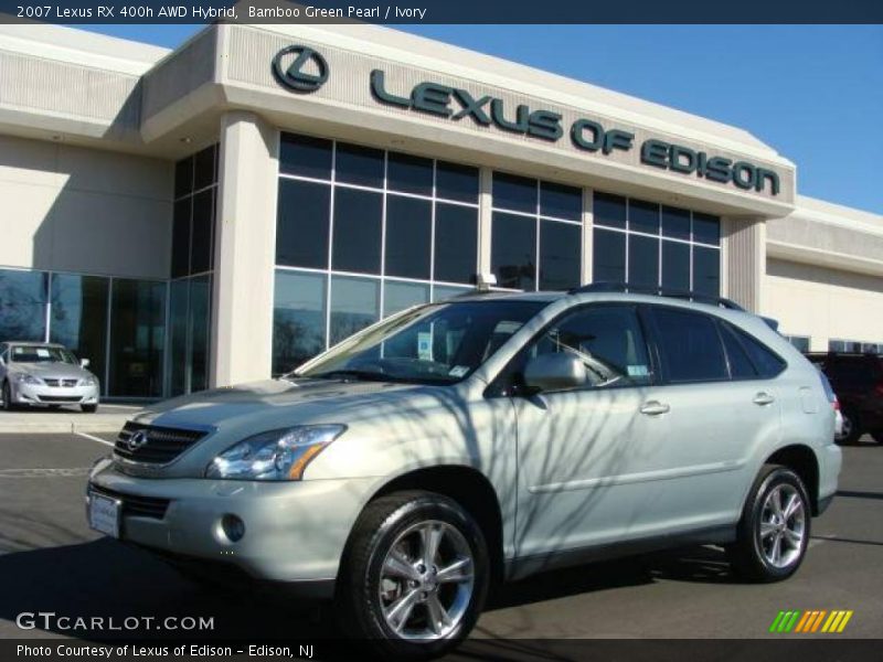 Bamboo Green Pearl / Ivory 2007 Lexus RX 400h AWD Hybrid