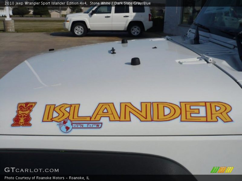 Stone White / Dark Slate Gray/Blue 2010 Jeep Wrangler Sport Islander Edition 4x4
