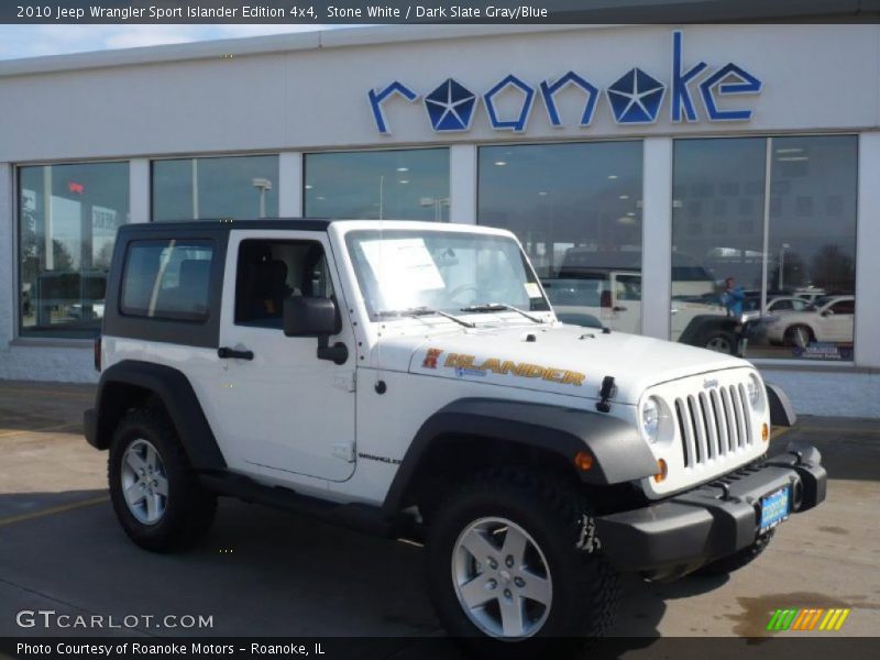 Stone White / Dark Slate Gray/Blue 2010 Jeep Wrangler Sport Islander Edition 4x4