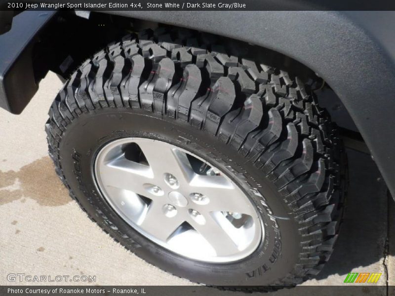 Stone White / Dark Slate Gray/Blue 2010 Jeep Wrangler Sport Islander Edition 4x4