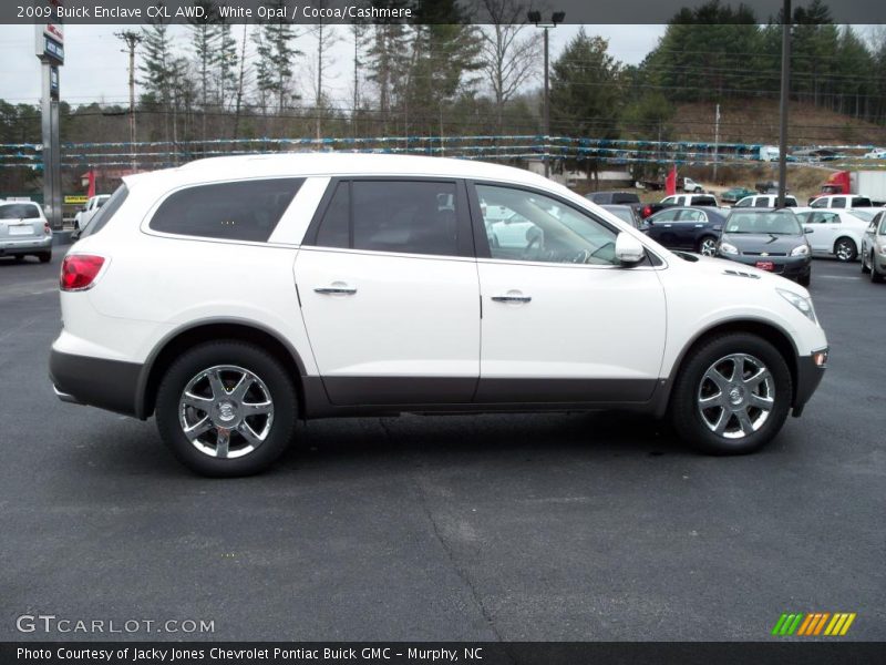 White Opal / Cocoa/Cashmere 2009 Buick Enclave CXL AWD