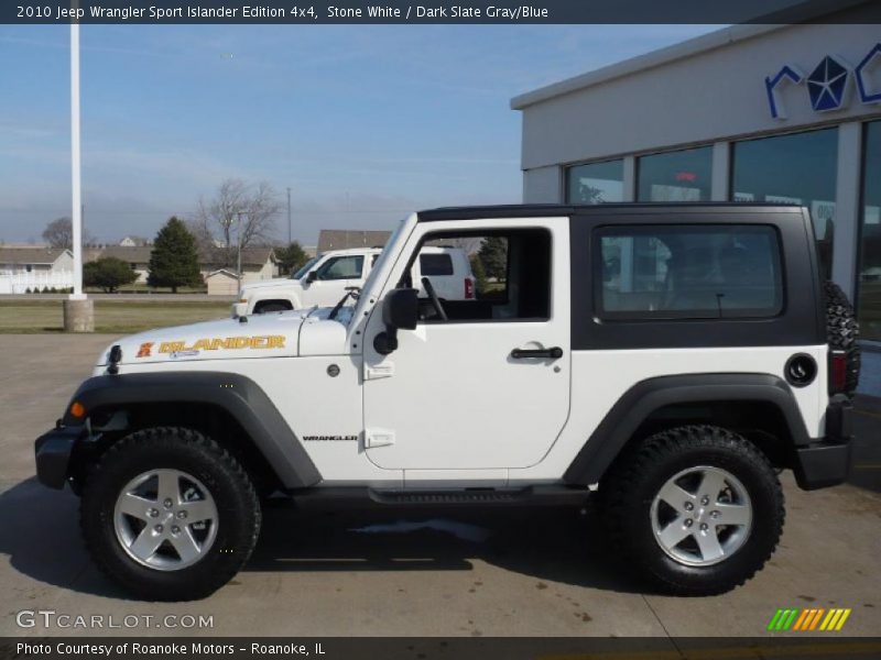 Stone White / Dark Slate Gray/Blue 2010 Jeep Wrangler Sport Islander Edition 4x4
