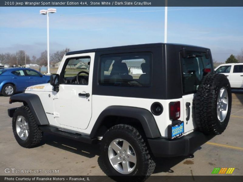 Stone White / Dark Slate Gray/Blue 2010 Jeep Wrangler Sport Islander Edition 4x4