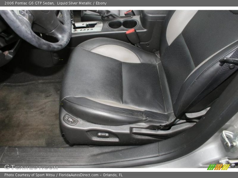 Liquid Silver Metallic / Ebony 2006 Pontiac G6 GTP Sedan