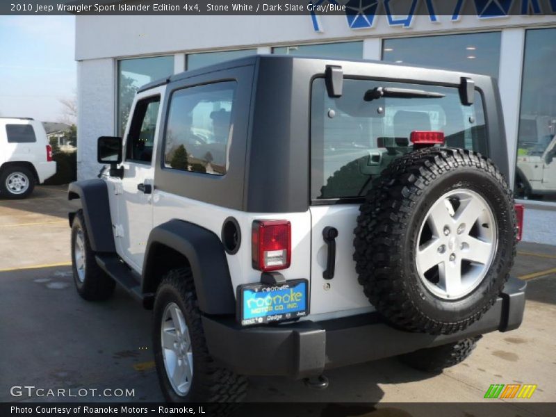 Stone White / Dark Slate Gray/Blue 2010 Jeep Wrangler Sport Islander Edition 4x4