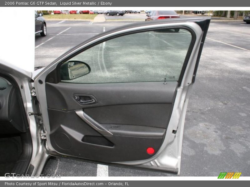 Liquid Silver Metallic / Ebony 2006 Pontiac G6 GTP Sedan
