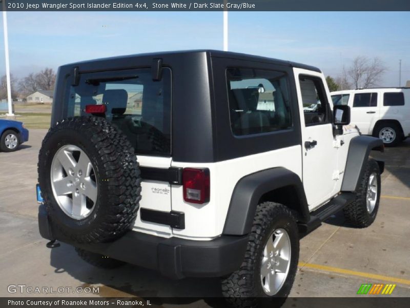 Stone White / Dark Slate Gray/Blue 2010 Jeep Wrangler Sport Islander Edition 4x4