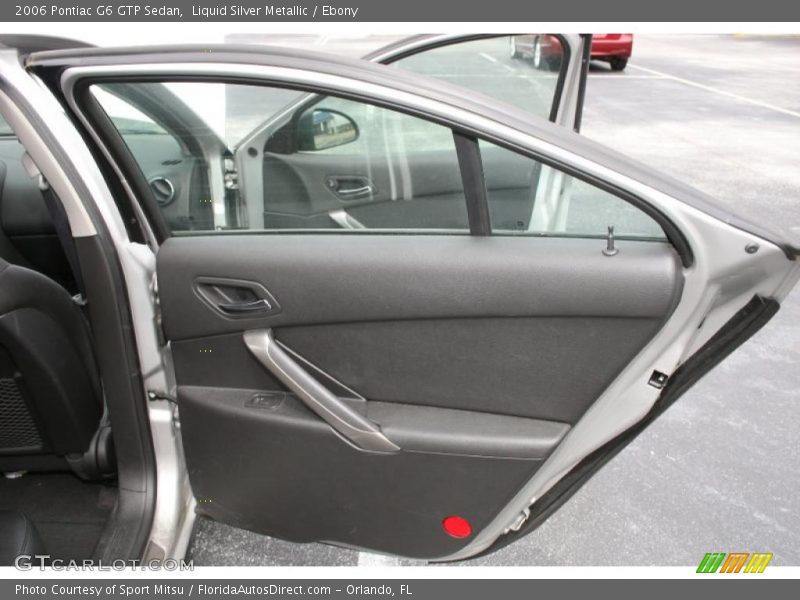 Liquid Silver Metallic / Ebony 2006 Pontiac G6 GTP Sedan