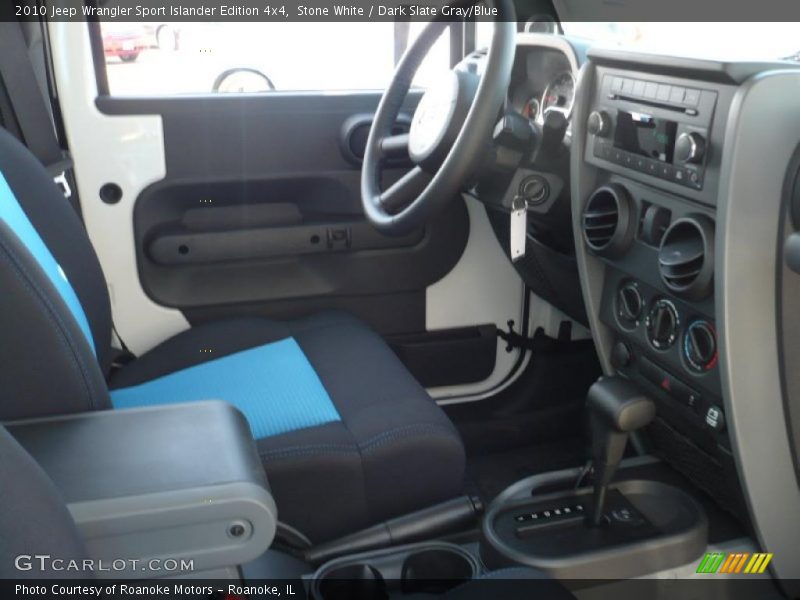 Stone White / Dark Slate Gray/Blue 2010 Jeep Wrangler Sport Islander Edition 4x4