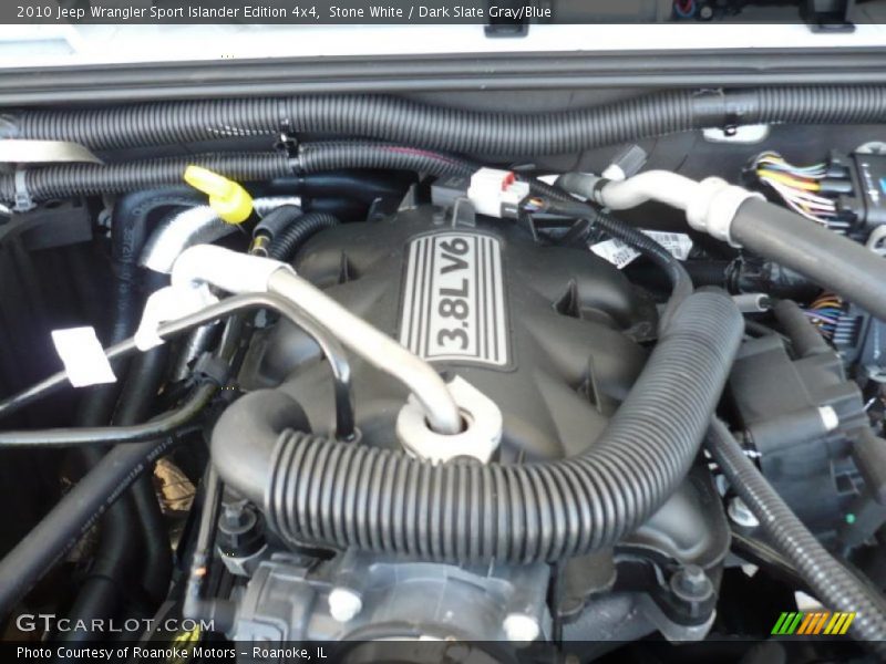 Stone White / Dark Slate Gray/Blue 2010 Jeep Wrangler Sport Islander Edition 4x4