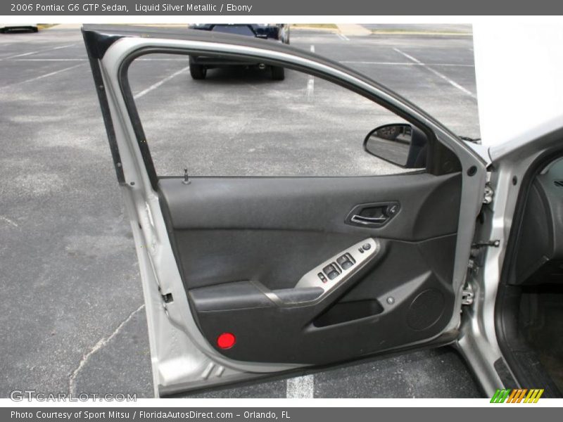 Liquid Silver Metallic / Ebony 2006 Pontiac G6 GTP Sedan