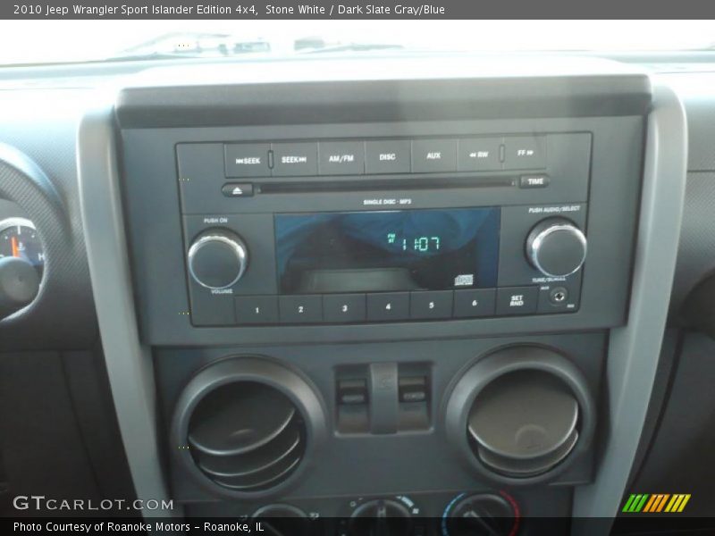 Stone White / Dark Slate Gray/Blue 2010 Jeep Wrangler Sport Islander Edition 4x4