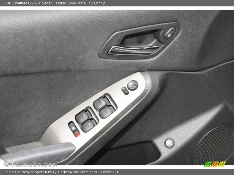 Liquid Silver Metallic / Ebony 2006 Pontiac G6 GTP Sedan