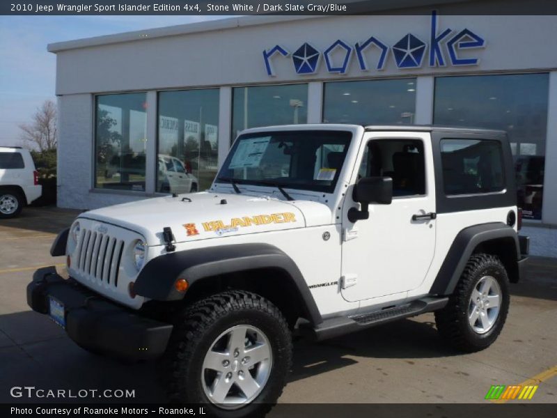 Stone White / Dark Slate Gray/Blue 2010 Jeep Wrangler Sport Islander Edition 4x4