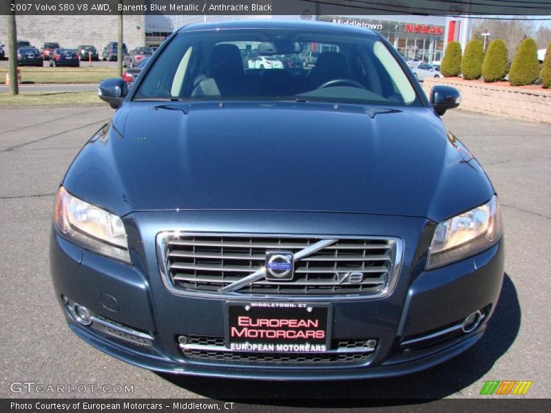 Barents Blue Metallic / Anthracite Black 2007 Volvo S80 V8 AWD