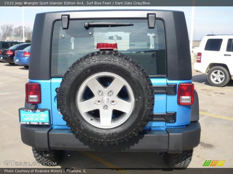Surf Blue Pearl / Dark Slate Gray/Blue 2010 Jeep Wrangler Sport Islander Edition 4x4