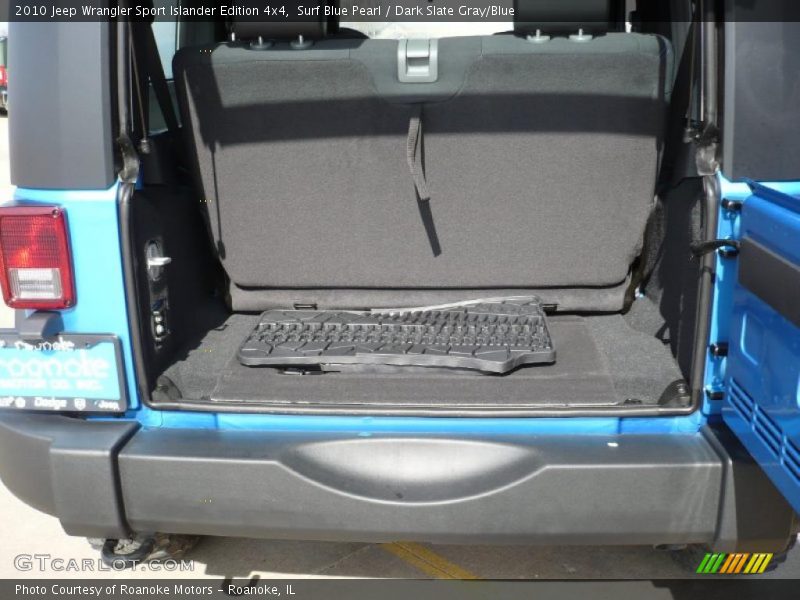 Surf Blue Pearl / Dark Slate Gray/Blue 2010 Jeep Wrangler Sport Islander Edition 4x4