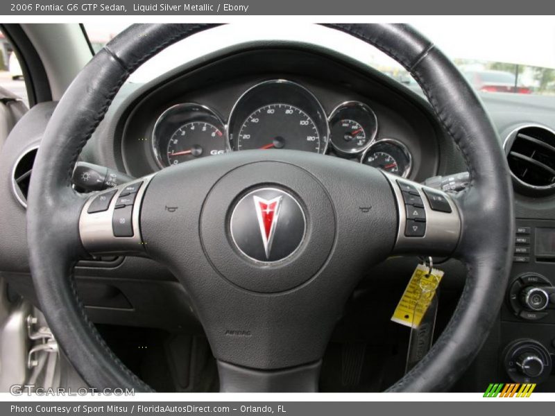 Liquid Silver Metallic / Ebony 2006 Pontiac G6 GTP Sedan