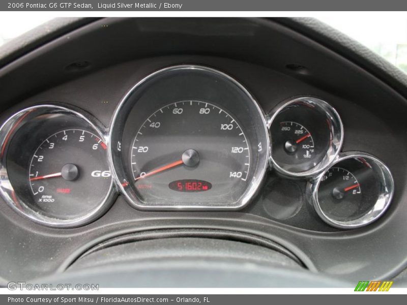 Liquid Silver Metallic / Ebony 2006 Pontiac G6 GTP Sedan
