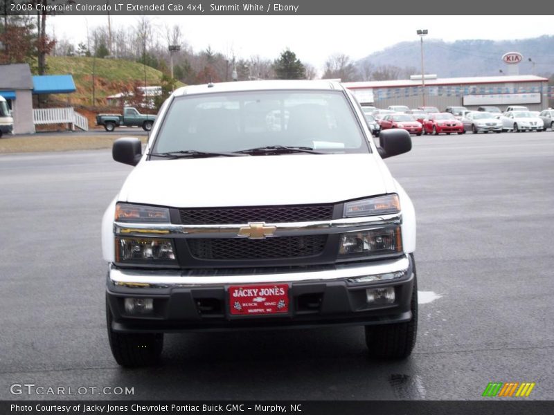 Summit White / Ebony 2008 Chevrolet Colorado LT Extended Cab 4x4