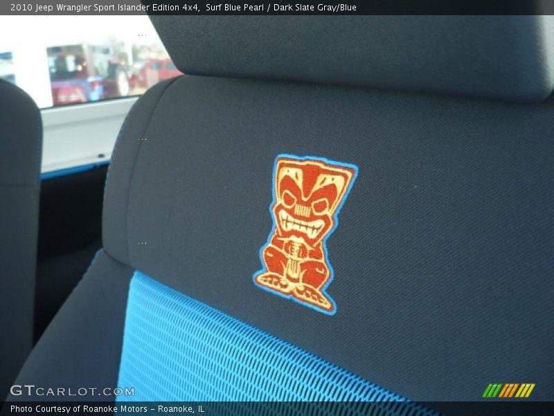 Surf Blue Pearl / Dark Slate Gray/Blue 2010 Jeep Wrangler Sport Islander Edition 4x4